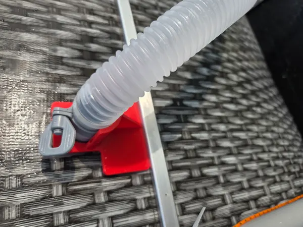 swimming pool hose support