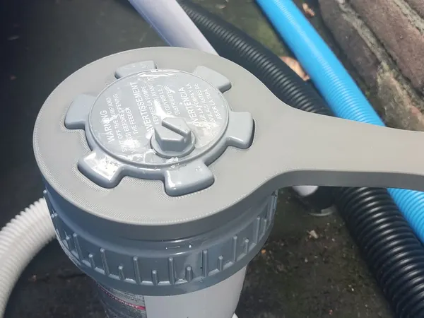 Inline chlorine dispenser opener