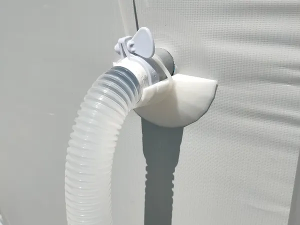 swimming pool tube holder