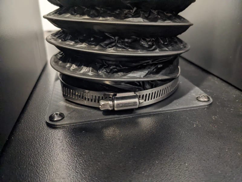 Nástěnná příruba 100 mm (4") — 3D tištěná příruba