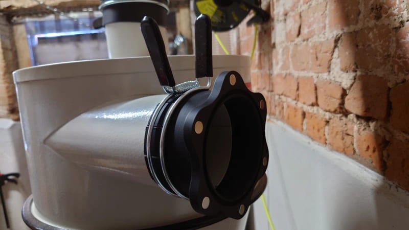 Magnetický adaptér na trubku 100 mm — 3D tištěná příruba