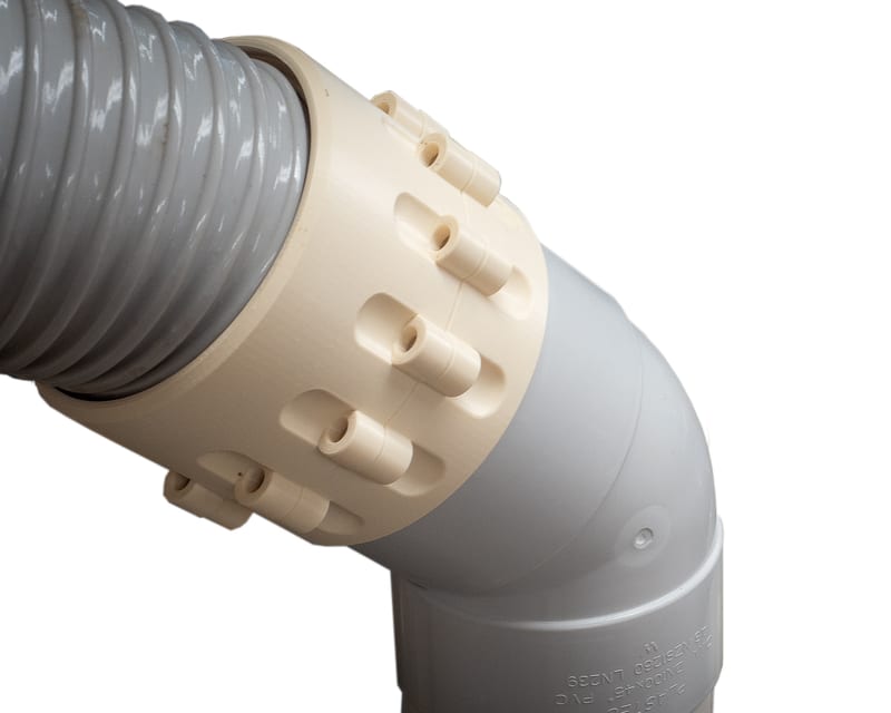 Magnetická příruba pro odsávání prachu 100 mm — 3D tištěná příruba