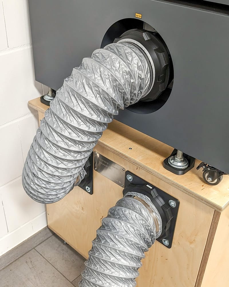 Magnetický systém pro 150mm hadice — 3D tištěná příruba
